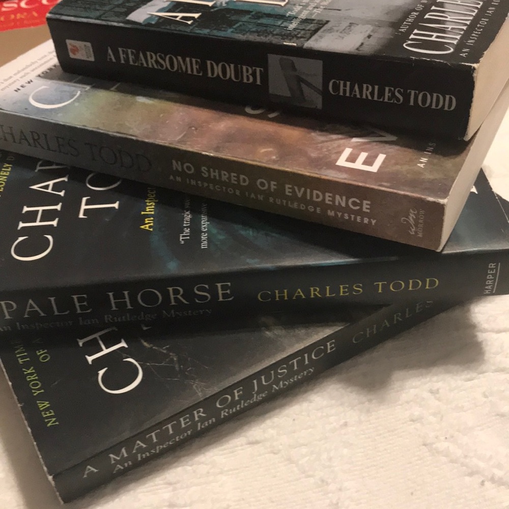 4 Mystery Paper Back Books by Charles Todd